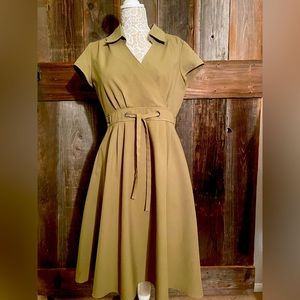 Vintage Karin Stevens Dress Olive